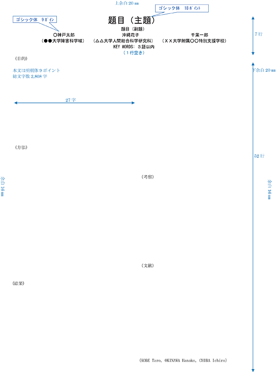 レイアウト見本